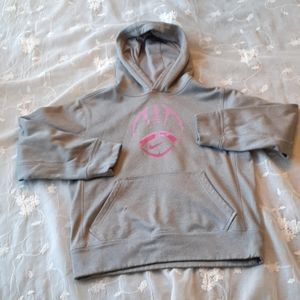 Nike hoodie thermal fit size medium color grey and